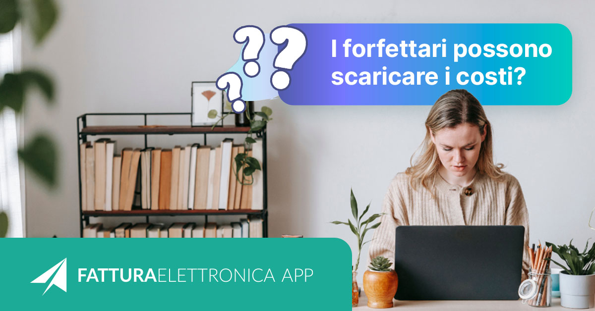 regime forfettario: cosa posso scaricare?